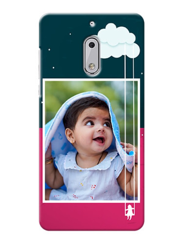 Custom Nokia 6 Cute Girl Abstract Mobile Case Design