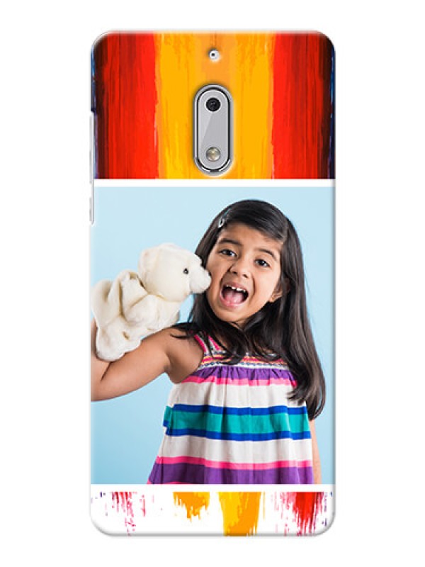 Custom Nokia 6 Colourful Mobile Cover Design