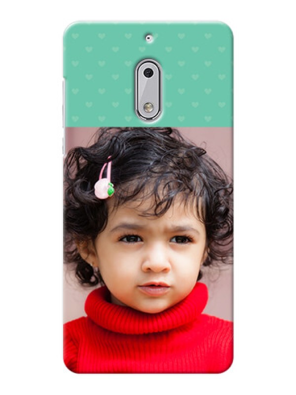 Custom Nokia 6 Lovers Picture Upload Mobile Cover Design