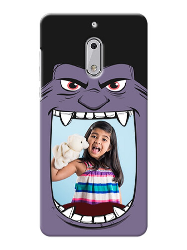 Custom Nokia 6 angry monster backcase Design