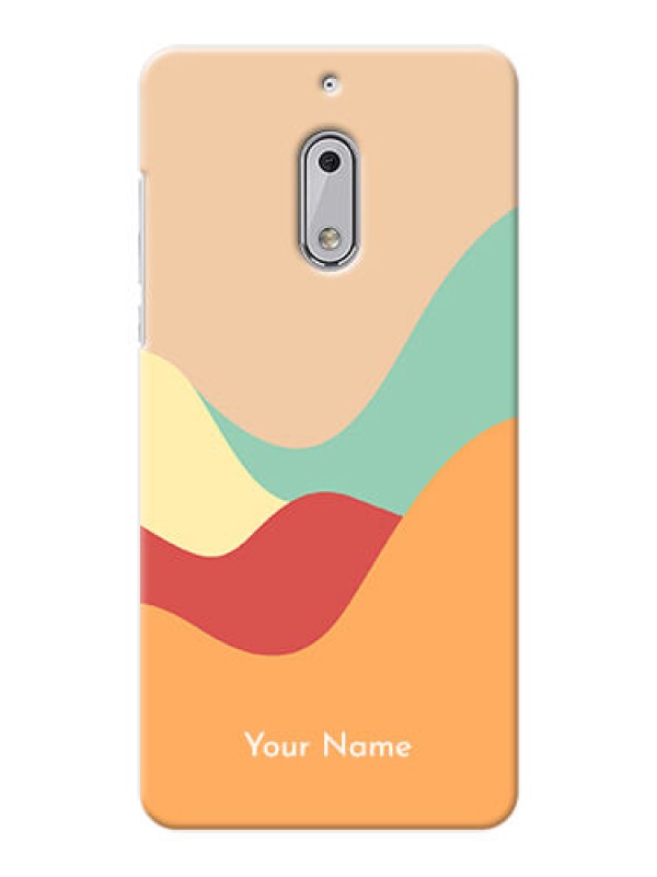 Custom Nokia 6 Custom Mobile Case with Ocean Waves Multi-colour Design