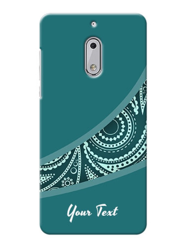 Custom Nokia 6 Custom Phone Covers: semi visible floral Design