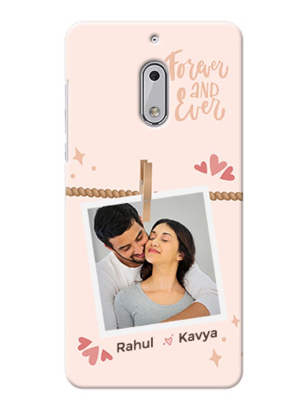 Custom Nokia 6 Phone Back Covers: Forever and ever love Design