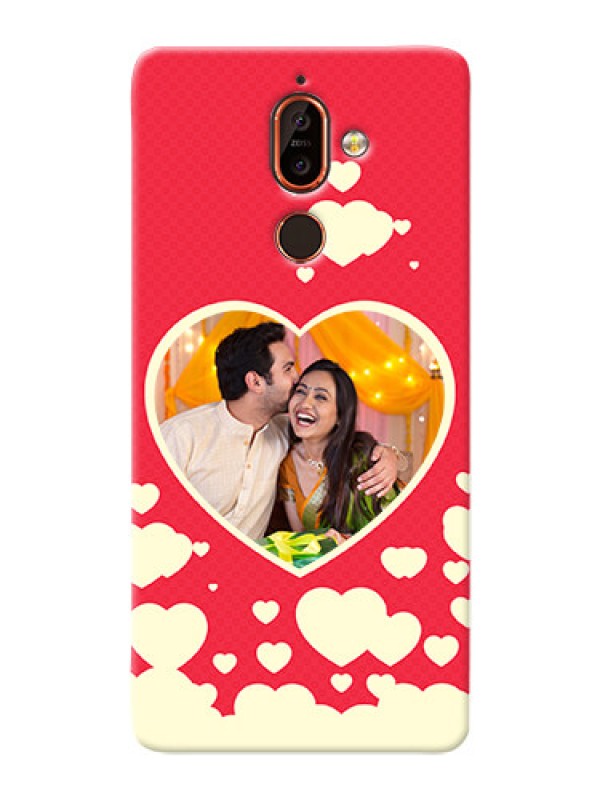 Custom Nokia 7 Plus Phone Cases: Love Symbols Phone Cover Design