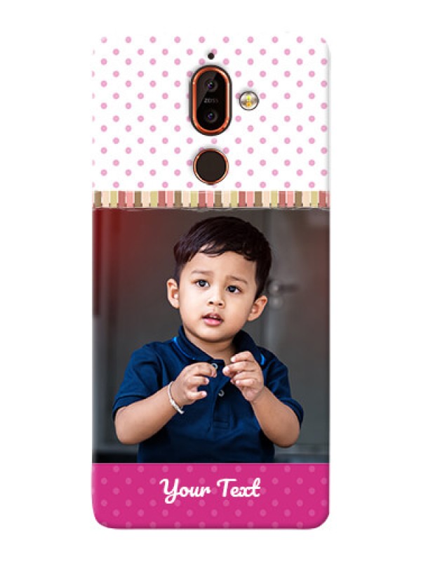 Custom Nokia 7 Plus custom mobile cases: Cute Girls Cover Design