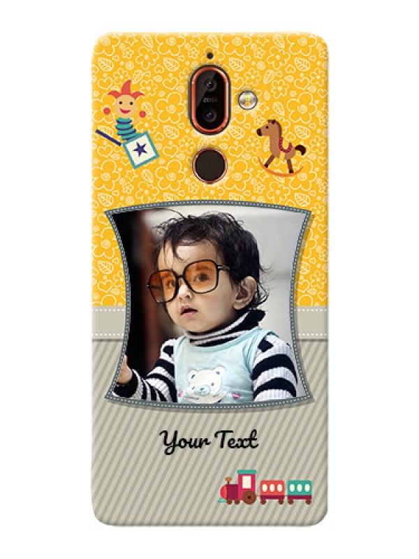 Custom Nokia 7 Plus Mobile Cases Online: Baby Picture Upload Design