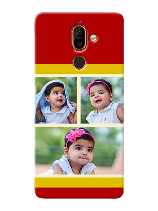 Custom Nokia 7 Plus mobile phone cases: Multiple Pic Upload Design