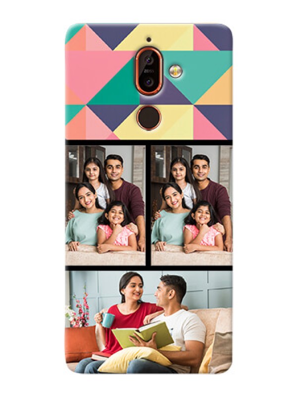 Custom Nokia 7 Plus personalised phone covers: Bulk Pic Upload Design