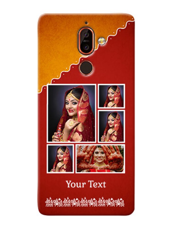 Custom Nokia 7 Plus customized phone cases: Wedding Pic Upload Design