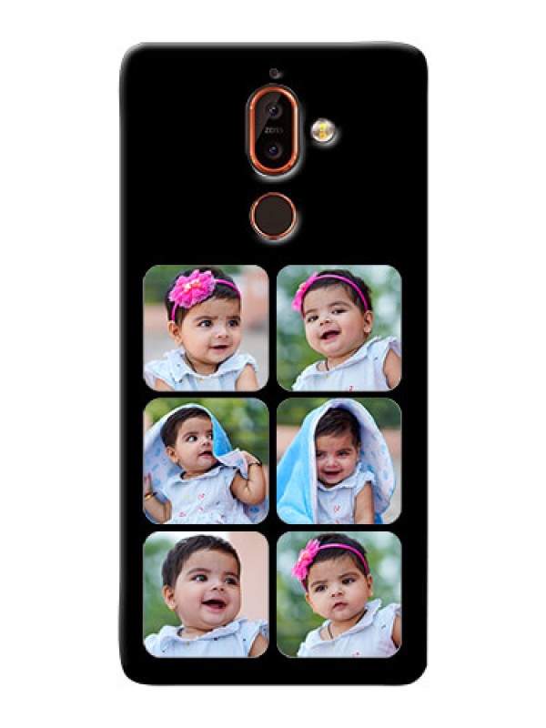 Custom Nokia 7 Plus mobile phone cases: Multiple Pictures Design
