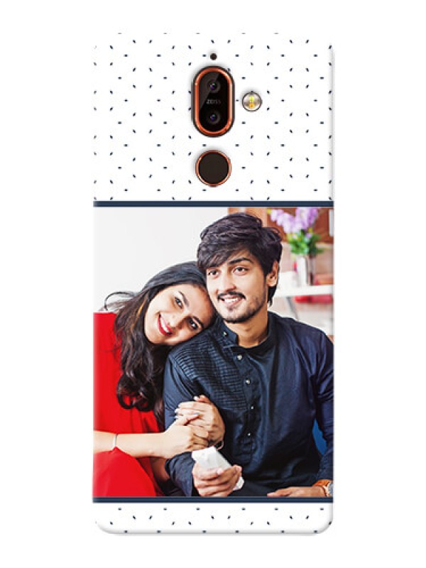 Custom Nokia 7 Plus Personalized Phone Cases: Premium Dot Design