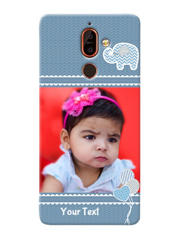 Custom Nokia 7 Plus Custom Phone Covers with Kids Pattern Design