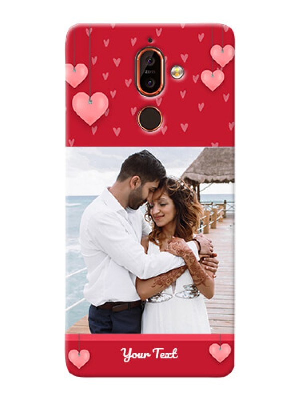 Custom Nokia 7 Plus Mobile Back Covers: Valentines Day Design