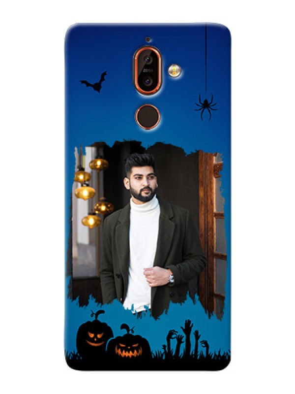 Custom Nokia 7 Plus mobile cases online with pro Halloween design 