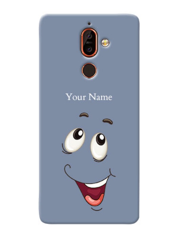 Custom Nokia 7 Plus Phone Back Covers: Laughing Cartoon Face Design