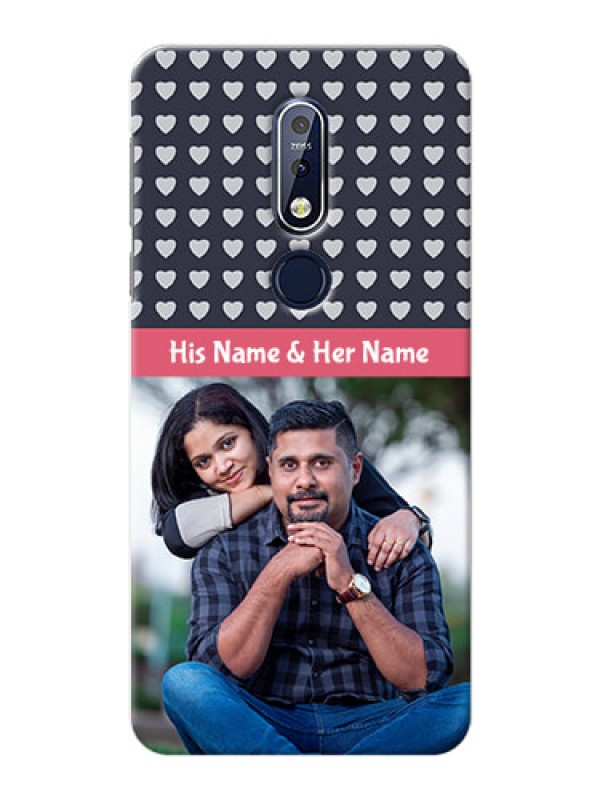 Custom Nokia 7.1 Custom Mobile Case with Love Symbols Design