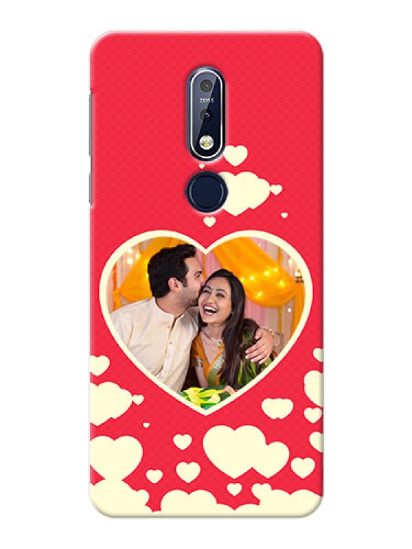 Custom Nokia 7.1 Phone Cases: Love Symbols Phone Cover Design