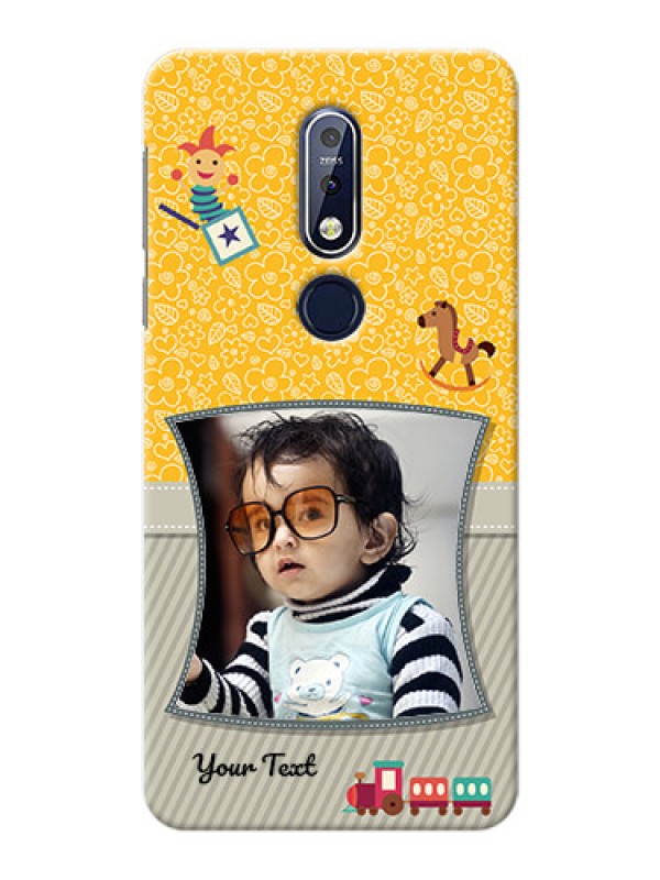 Custom Nokia 7.1 Mobile Cases Online: Baby Picture Upload Design