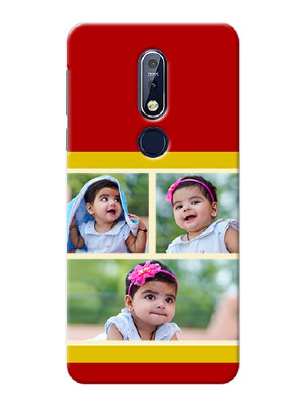Custom Nokia 7.1 mobile phone cases: Multiple Pic Upload Design