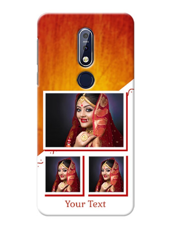 Custom Nokia 7.1 Personalised Phone Cases: Wedding Memories Design  