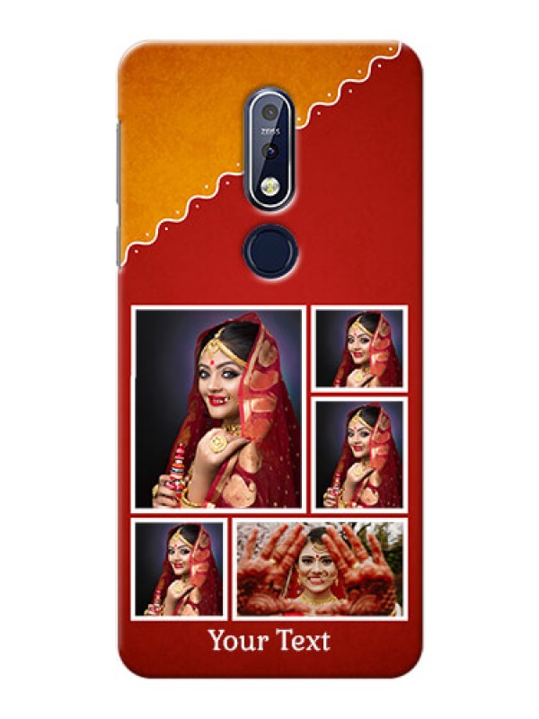 Custom Nokia 7.1 customized phone cases: Wedding Pic Upload Design