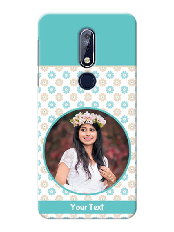 Custom Nokia 7.1 Custom Mobile Back Covers: Beautiful Flowers Design