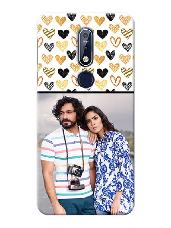 Custom Nokia 7.1 Personalized Mobile Cases: Love Symbol Design