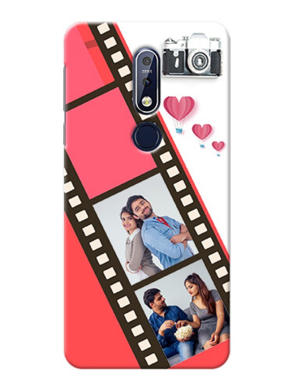 Custom Nokia 7.1 custom phone covers: 3 Image Holder with Film Reel
