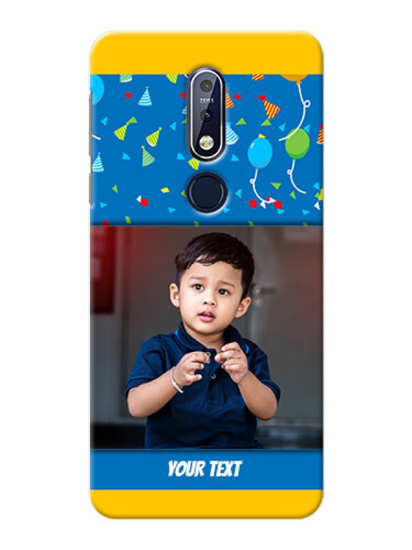 Custom Nokia 7.1 Mobile Back Covers Online: Birthday Wishes Design