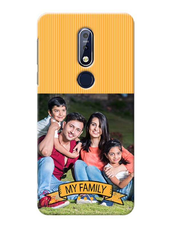 Custom Nokia 7.1 Personalized Mobile Cases: My Family Design
