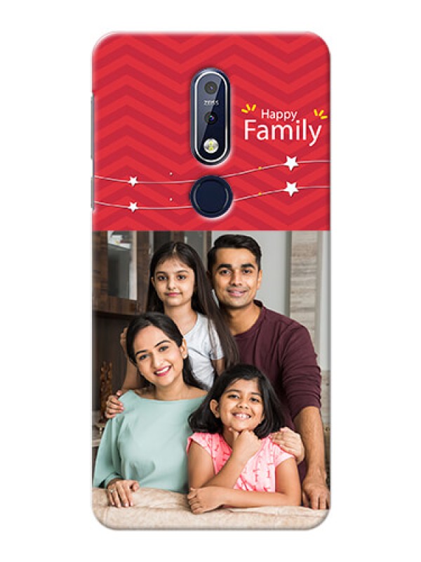 Custom Nokia 7.1 customized phone cases: Happy Family Design