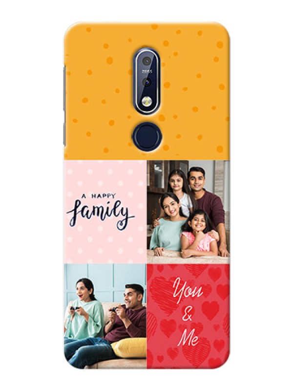 Custom Nokia 7.1 Customized Phone Cases: Images with Quotes Design