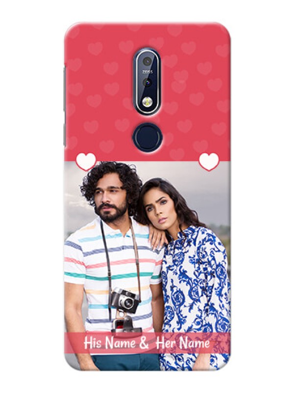 Custom Nokia 7.1 Mobile Cases: Simple Love Design