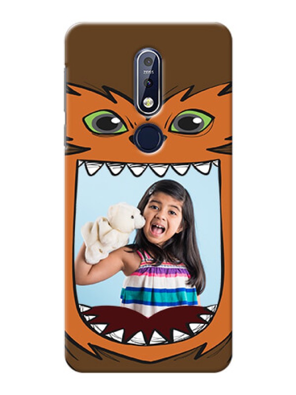 Custom Nokia 7.1 Phone Covers: Owl Monster Back Case Design