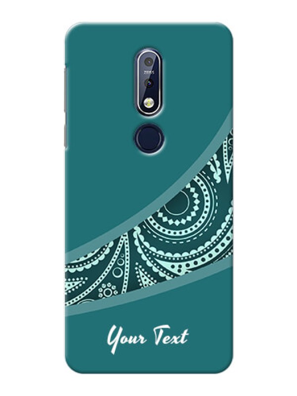 Custom Nokia 7.1 Custom Phone Covers: semi visible floral Design