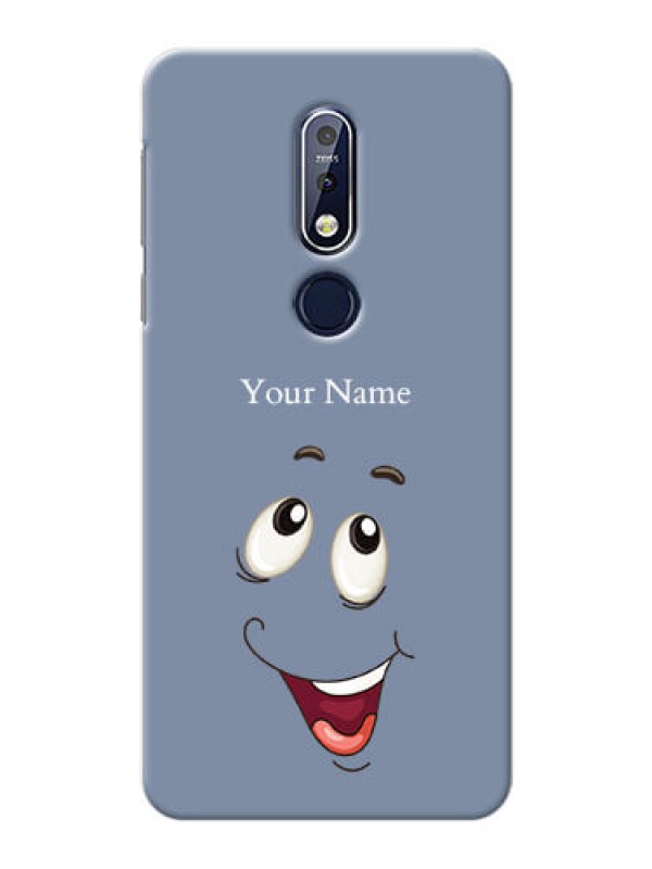 Custom Nokia 7.1 Phone Back Covers: Laughing Cartoon Face Design