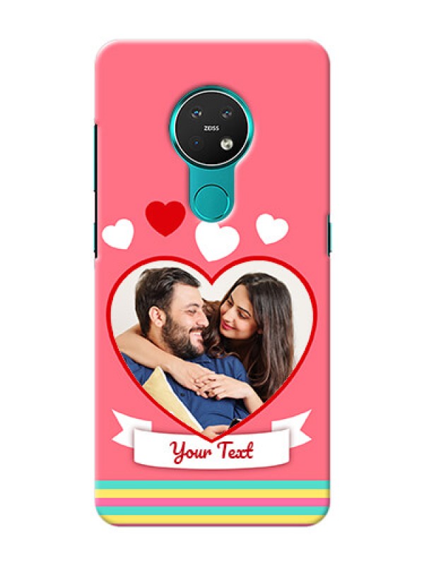 Custom Nokia 7.2 Personalised mobile covers: Love Doodle Design
