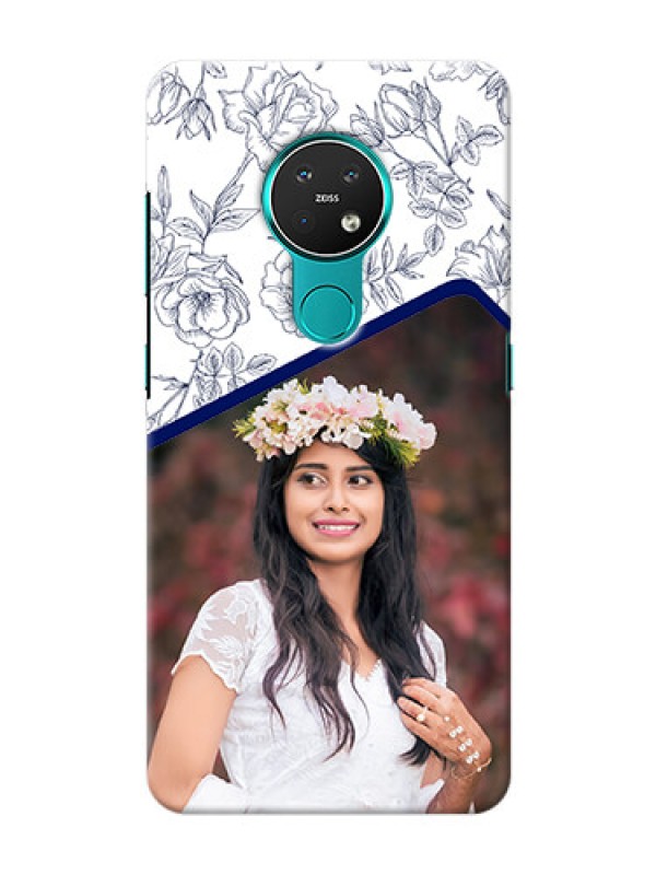 Custom Nokia 7.2 Phone Cases: Premium Floral Design