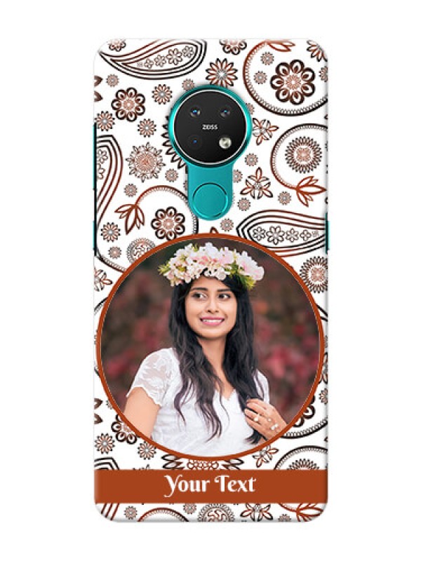Custom Nokia 7.2 phone cases online: Abstract Floral Design 