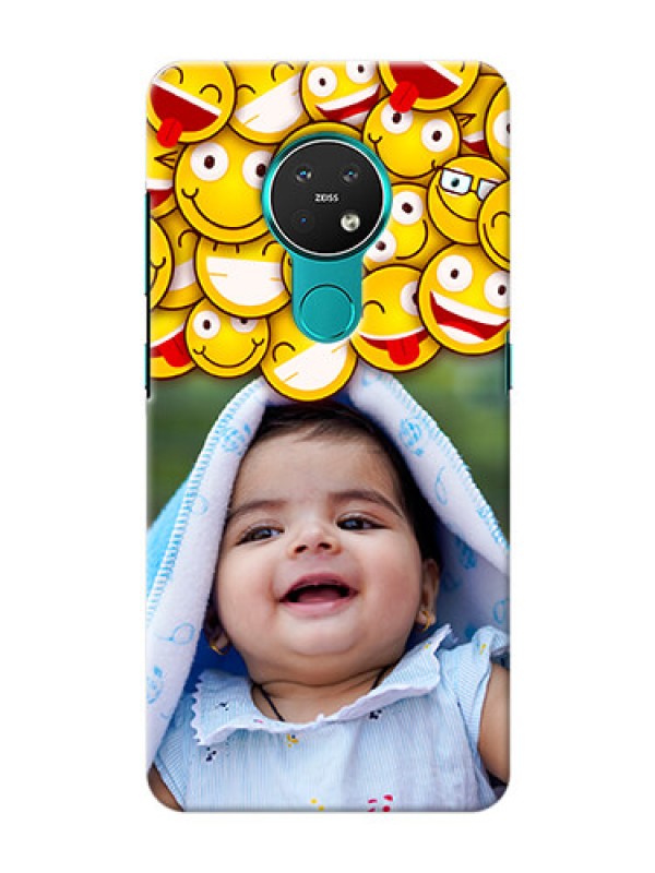Custom Nokia 7.2 Custom Phone Cases with Smiley Emoji Design
