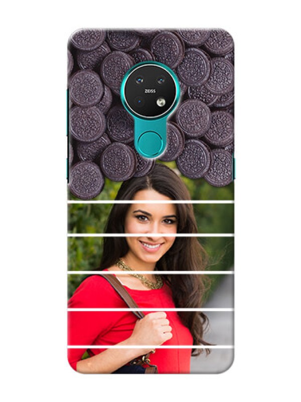 Custom Nokia 7.2 Custom Mobile Covers with Oreo Biscuit Design