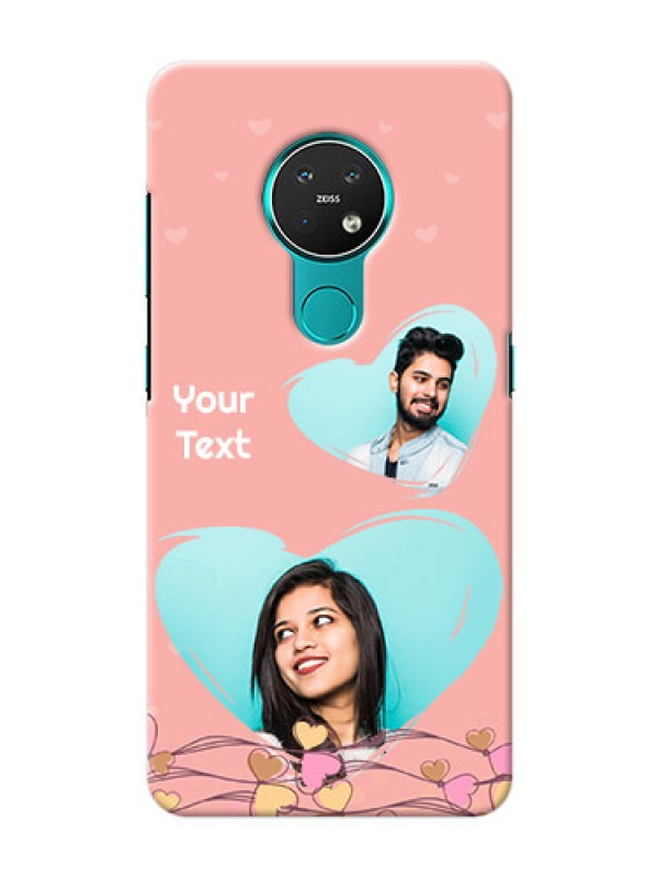 Custom Nokia 7.2 customized phone cases: Love Doodle Design