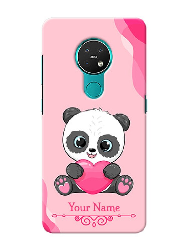 Custom Nokia 7.2 Mobile Back Covers: Cute Panda Design