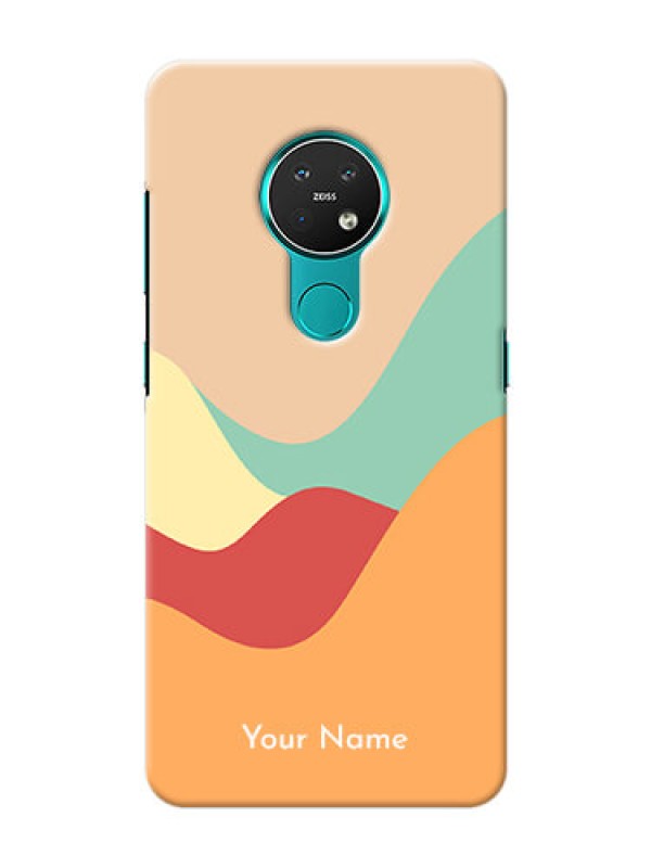 Custom Nokia 7.2 Custom Mobile Case with Ocean Waves Multi-colour Design