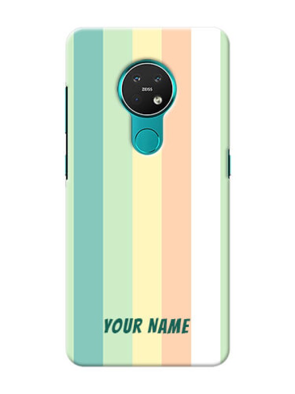 Custom Nokia 7.2 Back Covers: Multi-colour Stripes Design