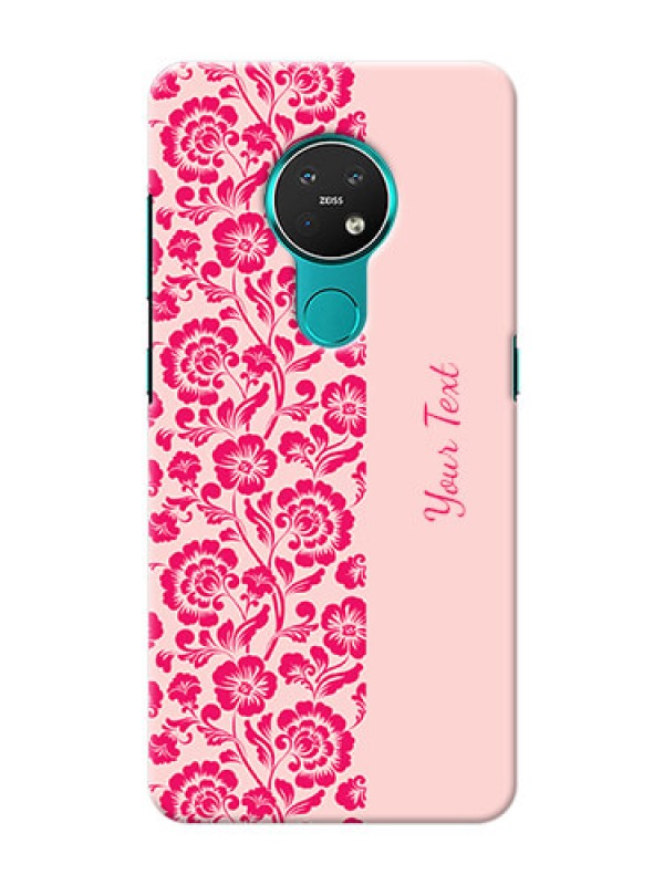Custom Nokia 7.2 Phone Back Covers: Attractive Floral Pattern Design