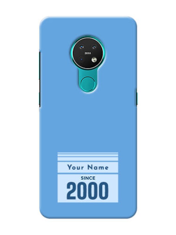 Custom Nokia 7.2 Mobile Back Covers: Custom Year of birth Design