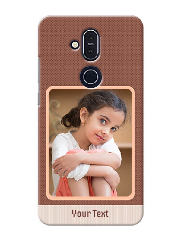 Custom Nokia 8.1 Phone Covers: Simple Pic Upload Design