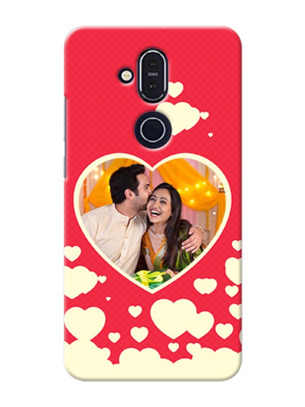 Custom Nokia 8.1 Phone Cases: Love Symbols Phone Cover Design