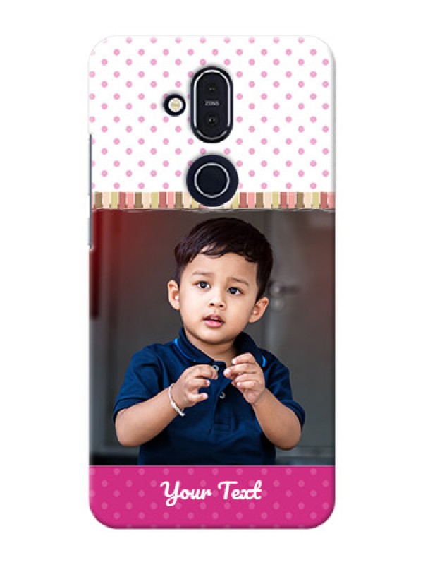 Custom Nokia 8.1 custom mobile cases: Cute Girls Cover Design